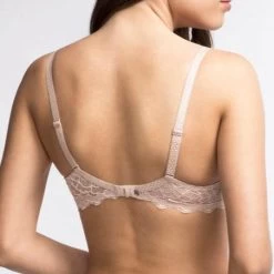 Simone Perele Caresse Plunge Spacer Bra Peau Rose 7 Simone Perele Caresse Plunge Spacer Bra Peau Rose -Fashion underwear 12A316 Caresse 3D Plunge Contour PeauRose.02