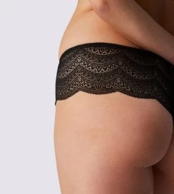 Simone Perele Karma Shorty Brief Black -Fashion underwear 12V630 Karma Shorty Black.02