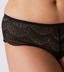 Simone Perele Karma Shorty Brief Black -Fashion underwear 12V630 Karma Shorty Black.04
