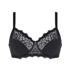 Simone Perele Caresse Soft Cup Bra Black 8 Simone Perele Caresse Soft Cup Bra Black -Fashion underwear 12a210 015 3