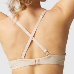 Simone Perele Essentiel Padded Plunge Bra Peau Rose -Fashion underwear 13V363 Essentiel Full Cup PeauRose.03