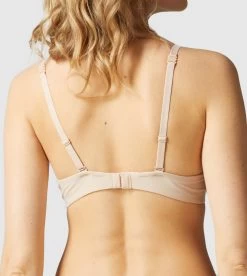 Simone Perele Essentiel Padded Plunge Bra Peau Rose -Fashion underwear 13V363 Essentiel Full Cup PeauRose.04