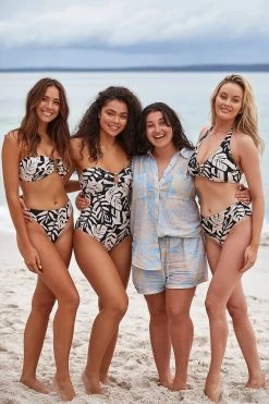 Sunseeker Camo D/DD Bandeau One Piece Swimwear - Black 10 Sunseeker Camo D/DD Bandeau One Piece Swimwear - Black -Fashion underwear 1670923288 SS51534DDD BK 6