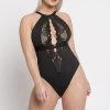 Curvy Kate Indulgence Bodysuit Black/Latte -Fashion underwear 210114 CurvyKate Ecom Shot6 505