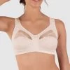 Naturana Wide Strap Soft Cup Wirefree Nude -Fashion underwear 5515 LightBeige b