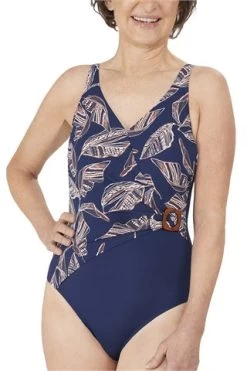 Amoena Lanzarote Half Bodice Swimsuit / Indigo