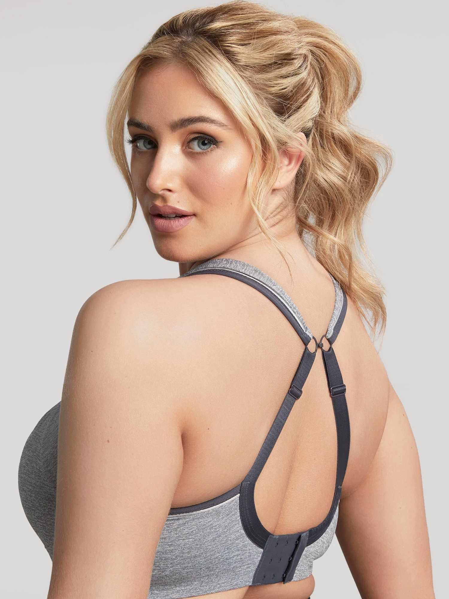 Panache Sculptresse Sports Balconette Bra Grey Marl 4 Panache Sculptresse Sports Balconette Bra Grey Marl - Image 2