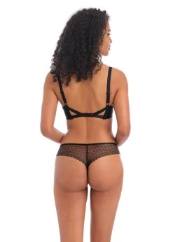 FREYA Signature Plunge Bra Black -Fashion underwear AA400502 BLK back Freya Lingerie Freya Signature Black Underwired Plunge Bra