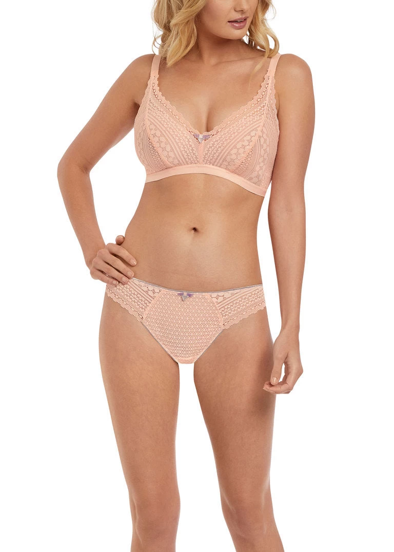 FREYA Daisy Lace Bralette Blush 4 FREYA Daisy Lace Bralette Blush - Image 2
