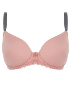 Freya Offbeat Uw Moulded Demi T Shirt Bra Rosehip -Fashion underwear AA5450 ROP cut Freya Lingerie Offbeat Rosehip Underwired Demi Plunge Moulded Bra
