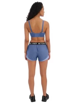 FREYA Sonic Moulded Sports Bra Denim -Fashion underwear AC4892 DEN back Freya Active Sonic Denim Denim UW Moulded Spacer Sports Bra