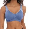 FREYA Sonic Moulded Sports Bra Denim 1 FREYA Sonic Moulded Sports Bra Denim -Fashion underwear AC4892 DEN primary Freya Active Sonic Denim Denim UW Moulded Spacer Sports Bra
