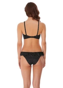 FREYA Jewel Cove Uw Bralette Bikini Black -Fashion underwear AS7239 BLK back Freya Swim Jewel Cove Black Underwired Bralette