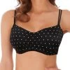 FREYA Jewel Cove Uw Bralette Bikini Black -Fashion underwear AS7239 BLK primary Freya Swim Jewel Cove Black Underwired Bralette