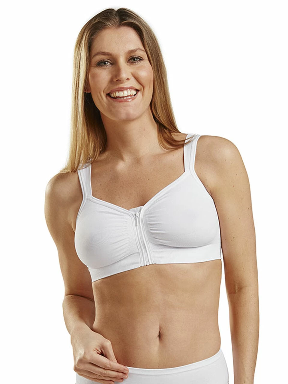 Anna Seamless Post-Op Bra White 4 Anna Seamless Post-Op Bra White - Image 2