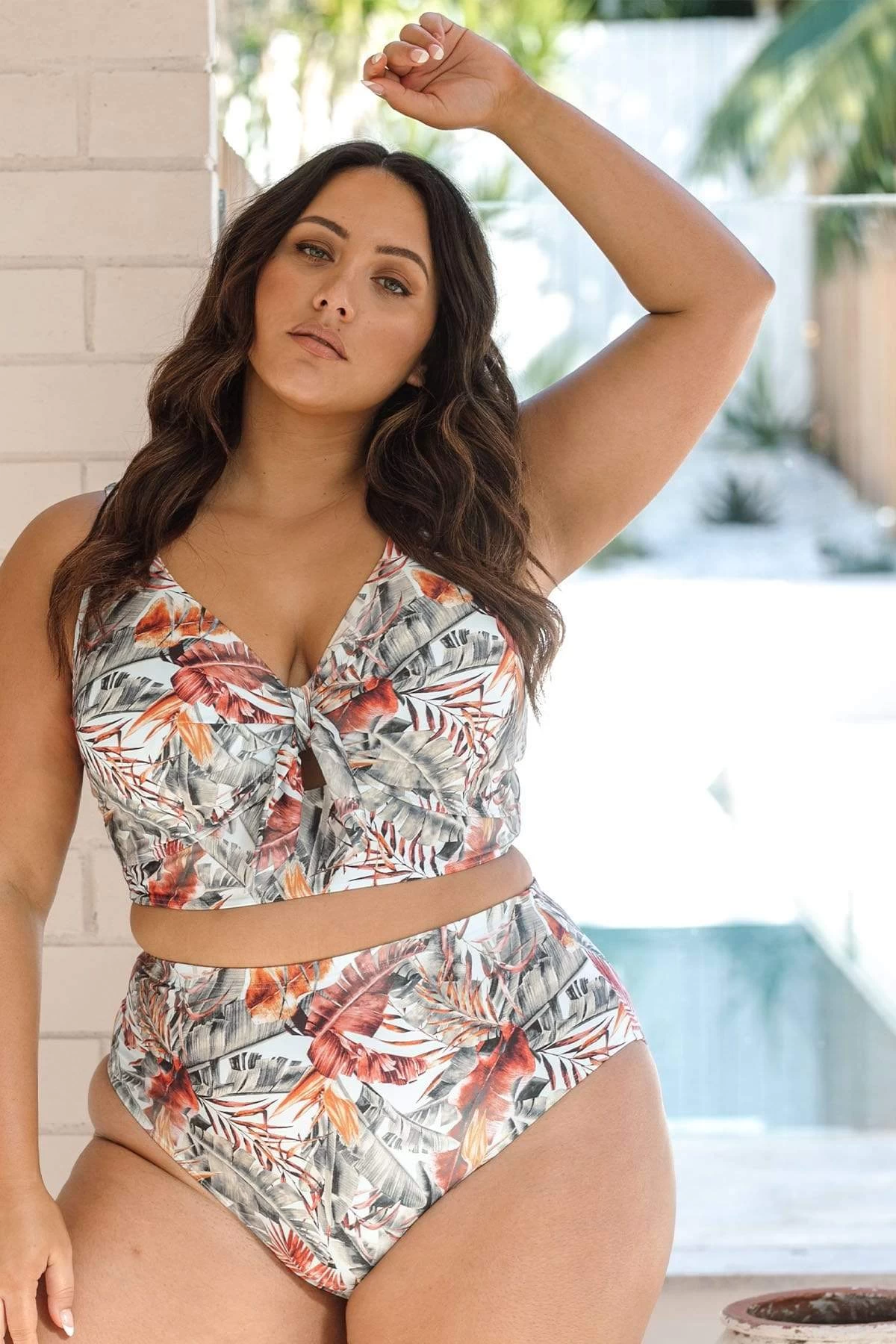 Eco Paradise Cezanne High Leg Swim Pants