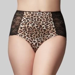 Precision Lace Full Brief Safari Animal