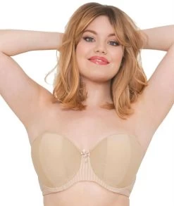 Curvy Kate Luxe Strapless Biscotti -Fashion underwear CK2601Biscotti4
