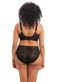 ELOMI Kelsey Uw Bralette Black -Fashion underwear EL300524 BLK back Elomi Lingerie Kelsey Black Underwired Bralette