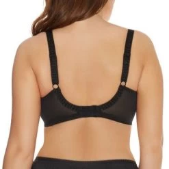 ELOMI Cate UW Bra Black 9 ELOMI Cate UW Bra Black -Fashion underwear EL4030 BLK back Elomi Lingerie Cate Black Full Cup Banded Bra