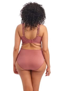 Elomi Cate UW Bra Rosewood -Fashion underwear EL4030 ROW back Elomi Lingerie Cate Rosewood Underwired Bra