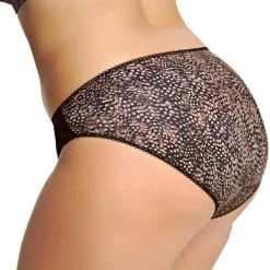 ELOMI Morgan Brief Ebony -Fashion underwear EL4115 EBY side Elomi Lingerie Morgan Ebony Brief