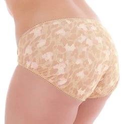 ELOMI Morgan Brief Ebony -Fashion underwear EL4115 TOD side Elomi Lingerie Morgan Toasted Almond Brief