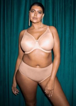 Elomi Smooth Moulded T-Shirt Bra Sahara 11 Elomi Smooth Moulded T-Shirt Bra Sahara -Fashion underwear EL4301 SAH cons Elomi Lingerie Smooth Sahara Underwired Moulded Non Padded Bra