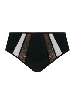 ELOMI Sachi Full Brief Black Butterfly -Fashion underwear EL4354 BFL cut Elomi Lingerie Sachi Black Butterfly Full Brief