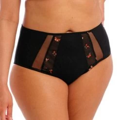 ELOMI Sachi Full Brief Black Butterfly