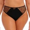ELOMI Sachi Thong Black Butterfly 1 ELOMI Sachi Thong Black Butterfly -Fashion underwear EL4357 BFL primary Elomi Lingerie Sachi Black Butterfly Thong