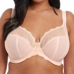ELOMI Charley Plunge Stretch Bra Ballet Pink