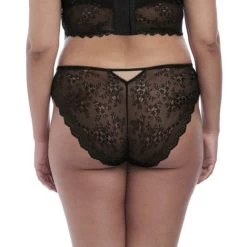 ELOMI Charley Brazilian Brief Black -Fashion underwear EL4385 BLK back Elomi Lingerie Charley Black Brazilian