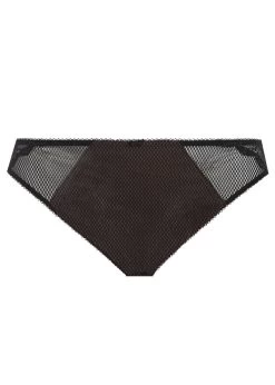 ELOMI Charley Brazilian Brief Black -Fashion underwear EL4385 BLK cut Elomi Lingerie Charley Black Brazilian