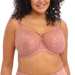 ELOMI Brianna Plunge Uw Bra Ash Rose