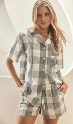 Emily Grey Check PJ -Fashion underwear EMILY 2022 SS