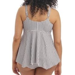 ELOMI Checkmate Moulded Tankini Grey Marl -Fashion underwear ES800361 GYL back Elomi Swim Checkmate Grey Marl Non Wired Moulded Tankini Top 9d7af38b cf3d 4814 9987 655f31ac097e
