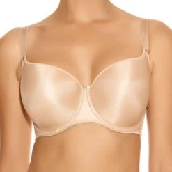 FANTASIE Smoothing Moulded T Shirt Bra Nude