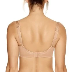 FANTASIE Smoothing Soft Cup T Shirt Bra Nude -Fashion underwear FL4520 NUE back Fantasie Lingerie Smoothing Nude Moulded Balcony Bra