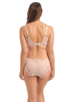 FANTASIE Aubree Moulded Bra Natural Beige -Fashion underwear FL6931 NAE back Fantasie Lingerie Aubree Natural Beige Moulded Spacer Bra
