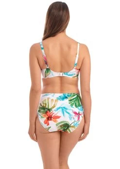 FANTASIE Kiawah Island Uw Gathered Full Cup Bikini Top Aquamarine -Fashion underwear FS501201 AQE back Fantasie Swim Kiawah Island Aquamarine Gathered Full Cup Bikini Top