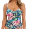 FANTASIE Langkawi Twist Front Tankini Langkawi French Navy -Fashion underwear FS501754 FRY primary Fantasie Swim Langkawi French Navy Underwired Twist Front Tankini Top