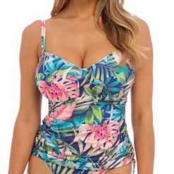 FANTASIE Langkawi Twist Front Tankini Langkawi French Navy