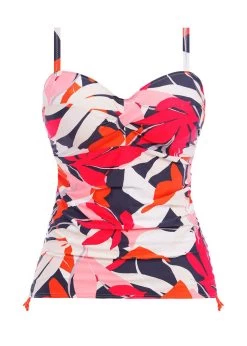 FANTASIE Almeria Twist Front Tankini Multi -Fashion underwear FS502767 MUI cut Fantasie Swim Almeria Multi Underwired Twist Front Tankini Top