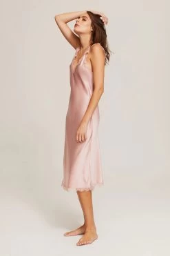Joni Silk Nightie / Silver Pink -Fashion underwear GQL401 SilverPink 3 2048x be555595 4de3 47e3 958e e49ced53ca3a