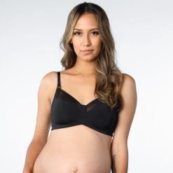 Lunar Eclipse Nursing Bra Black