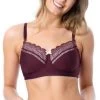 Show Off Nursing Bra Fig -Fashion underwear HotmilkShowoffFigclose