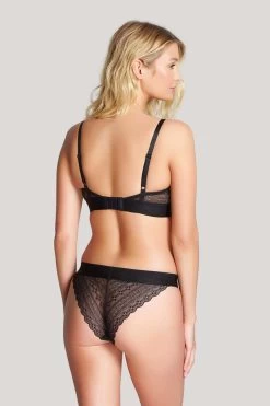 Panache Lyzy Triangle Bralette Black -Fashion underwear Lyzyblack3