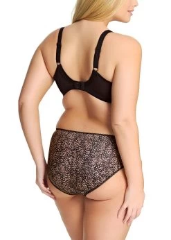 ELOMI Morgan Uw Bra Ebony 10 ELOMI Morgan Uw Bra Ebony -Fashion underwear Morgan Ebony Banded Bra3