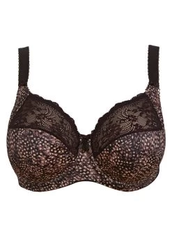 ELOMI Morgan Uw Bra Ebony 11 ELOMI Morgan Uw Bra Ebony -Fashion underwear Morgan Ebony Banded Bra4
